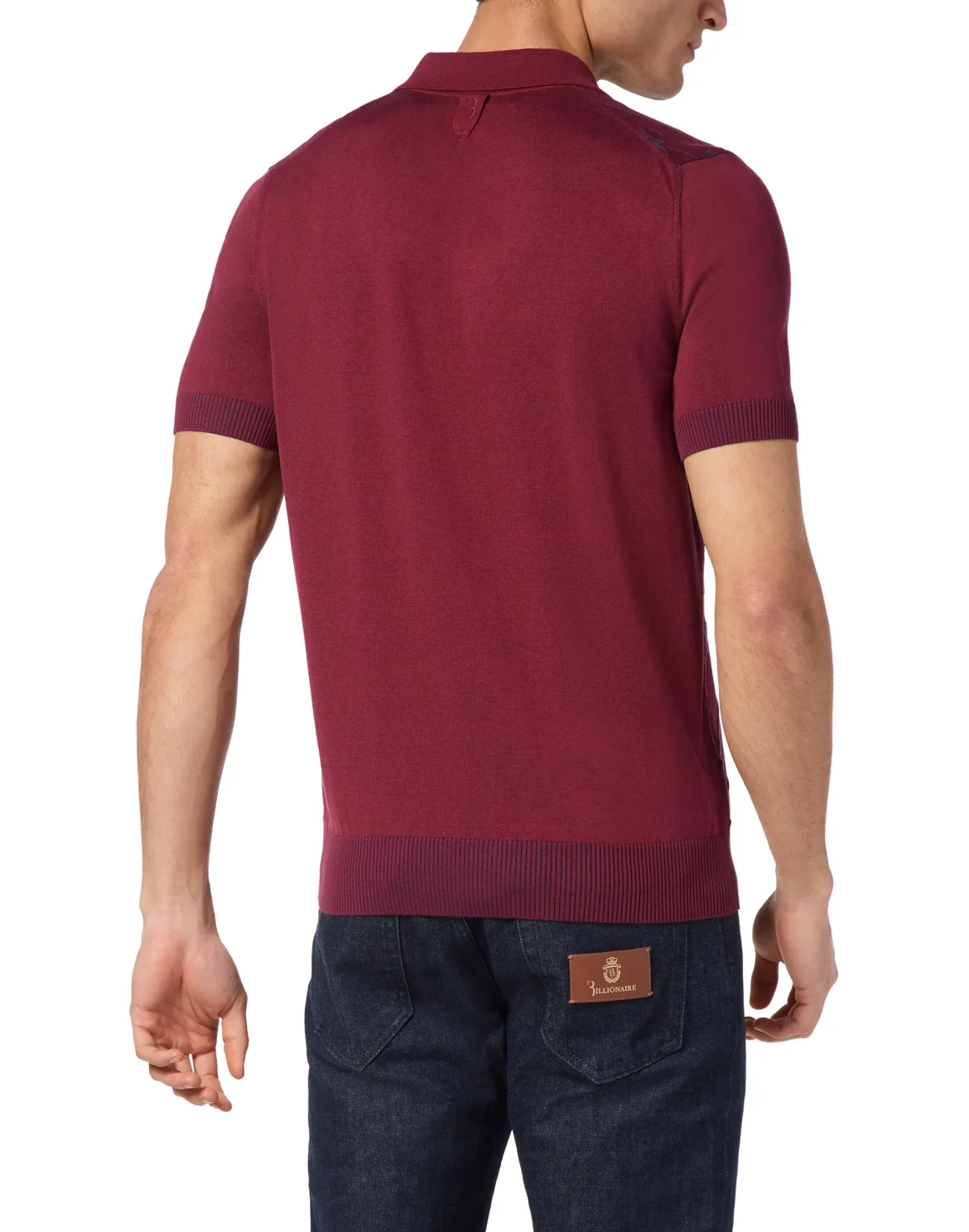 Silk Polo Shirt SS, цвет: Красный