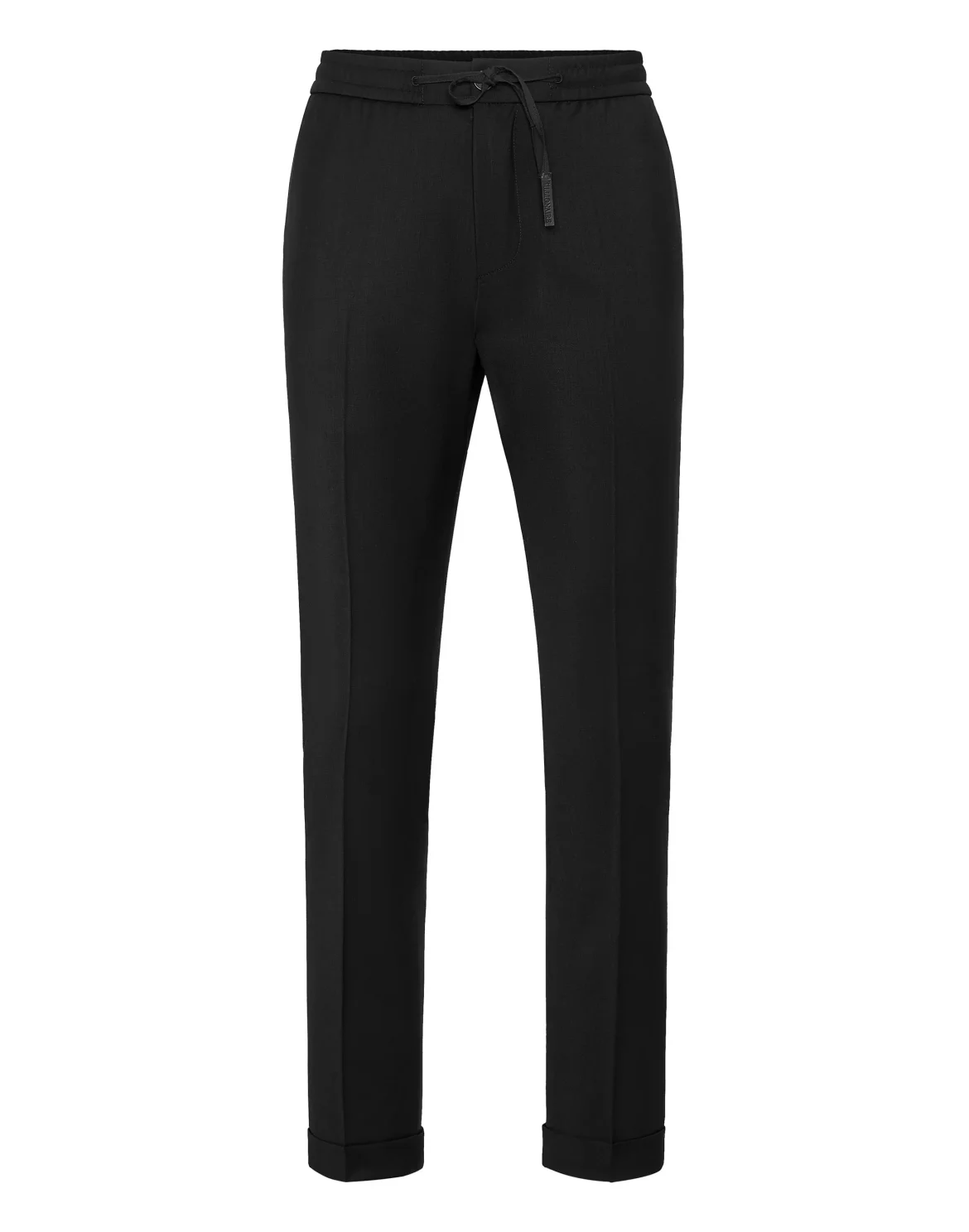 Wool Regular Chinos, цвет: Черный