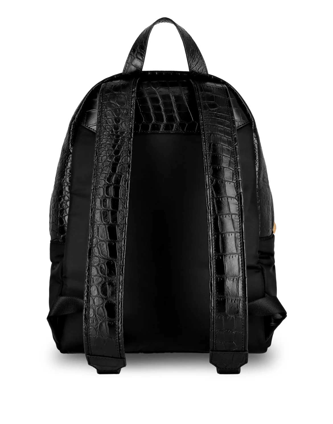 Backpack Nylon + Crocco, цвет: Черный