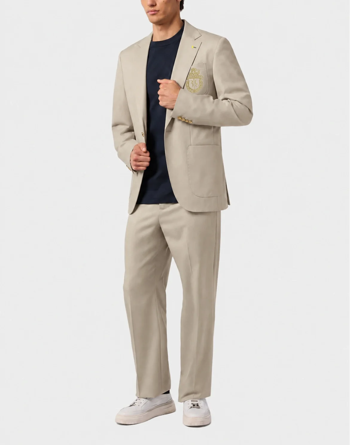 Blazer BB Crest, цвет: Бежевый