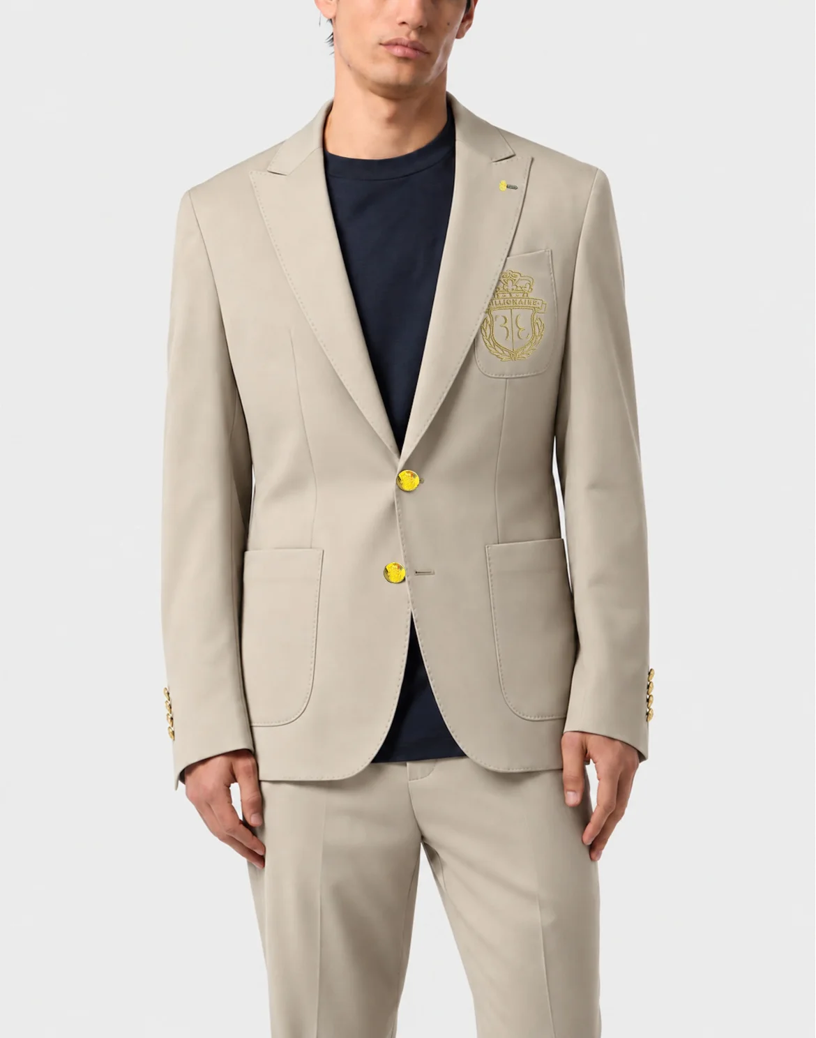 Blazer BB Crest, цвет: Бежевый