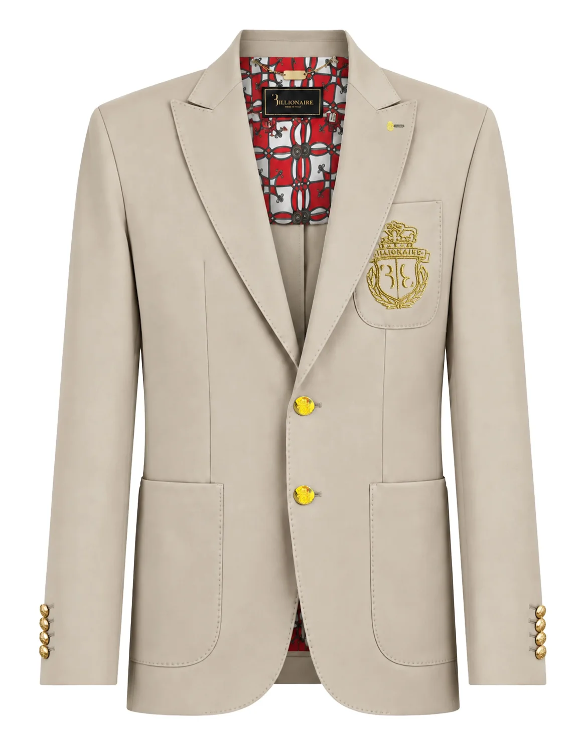 Blazer BB Crest, цвет: Бежевый