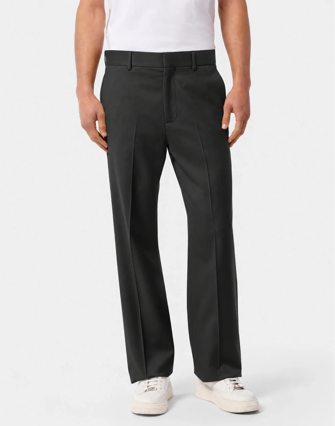 Loose Fit Trousers, цвет: Черный