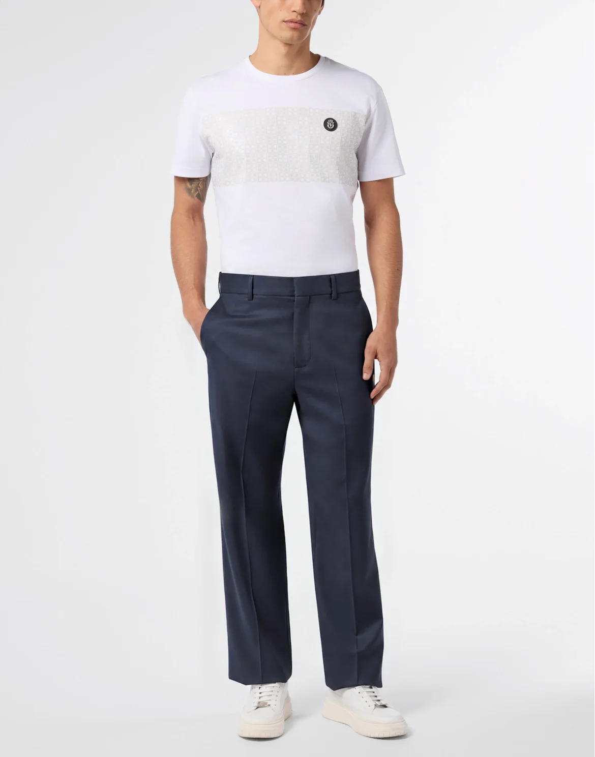 Loose Fit Trousers, цвет: Синий