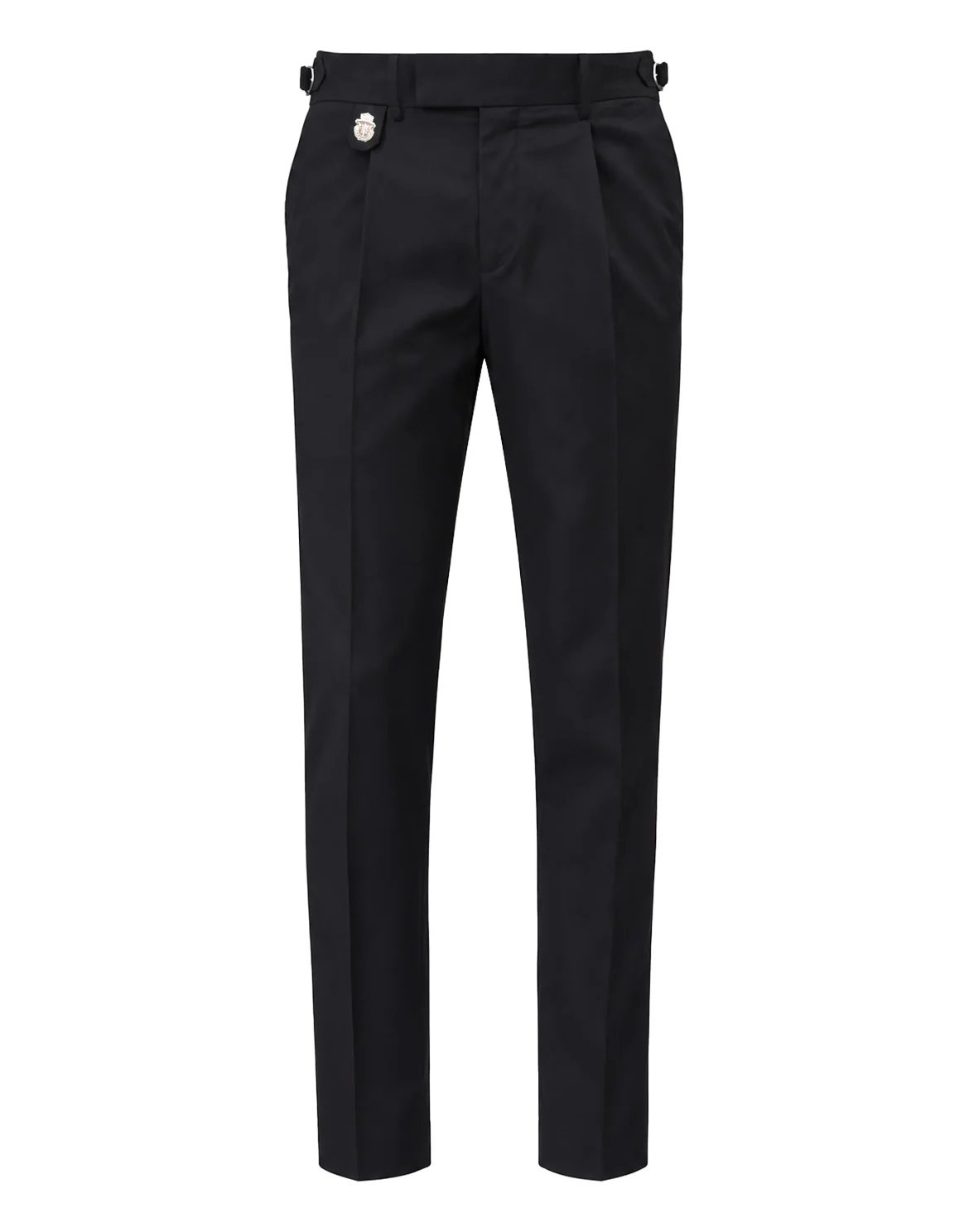 Gabardine Chinos Trousers, цвет: Черный