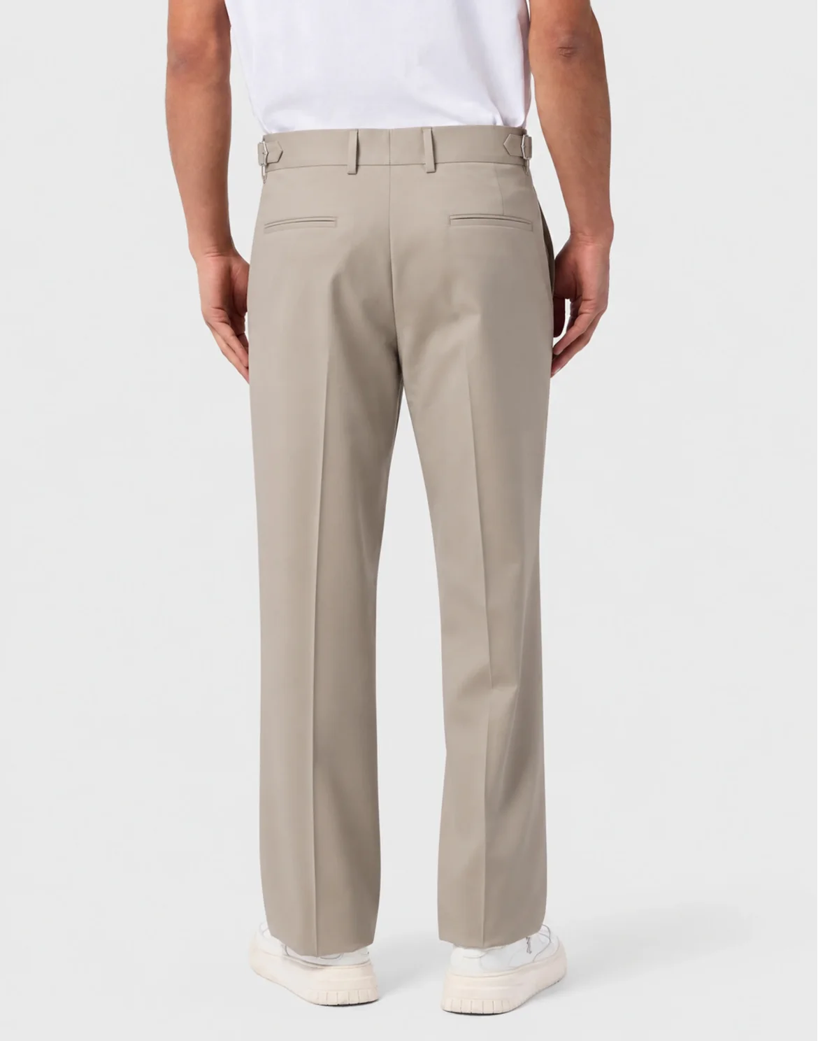 Gabardine Chinos Trousers, цвет: Бежевый