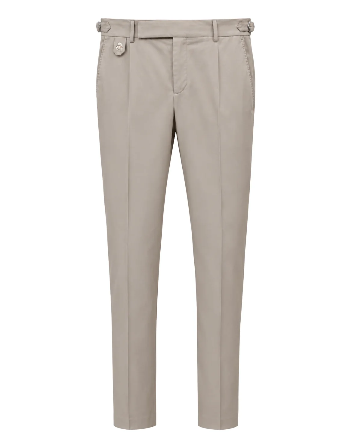 Gabardine Chinos Trousers, цвет: Бежевый