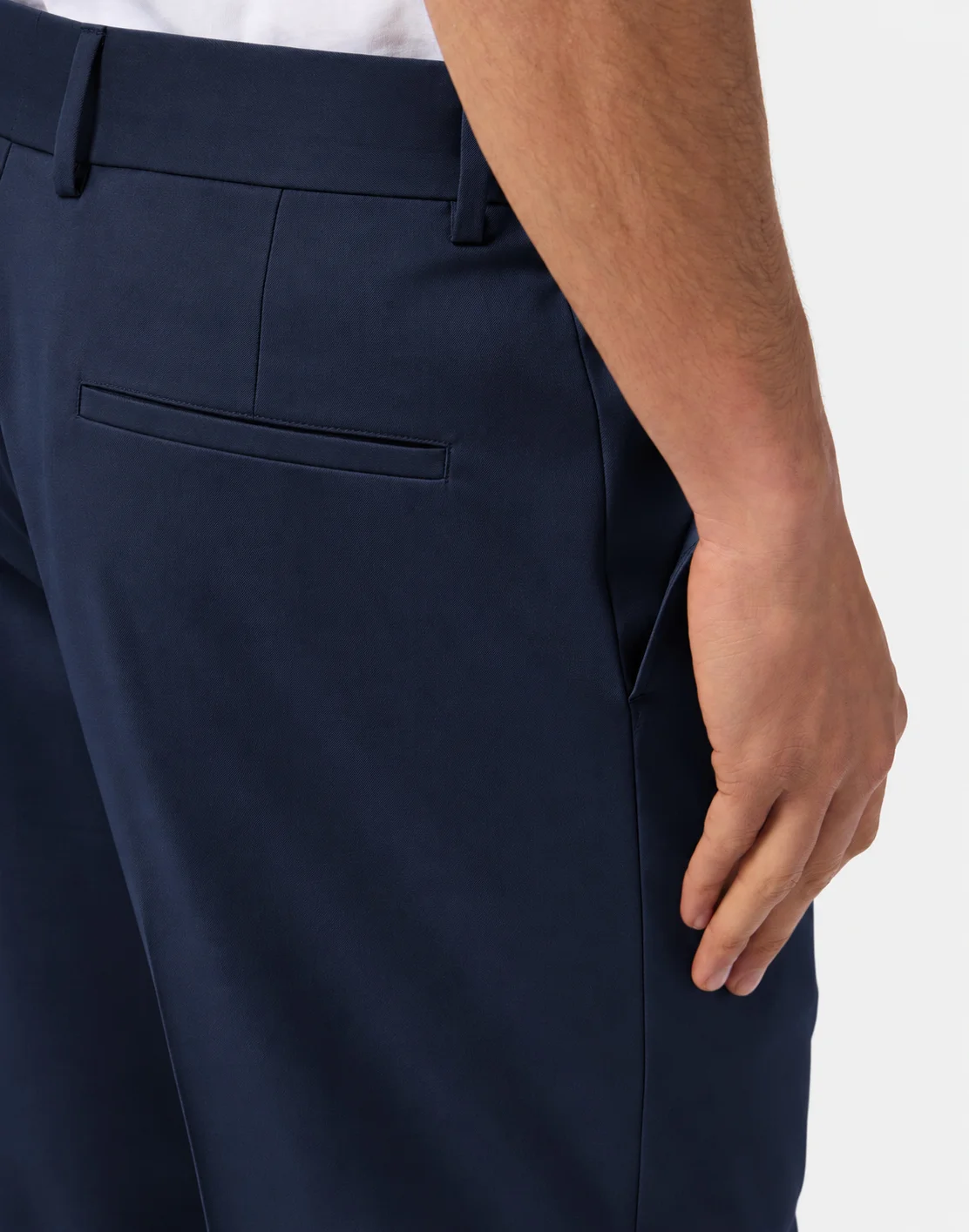 Gabardine Chinos Trousers, цвет: Синий