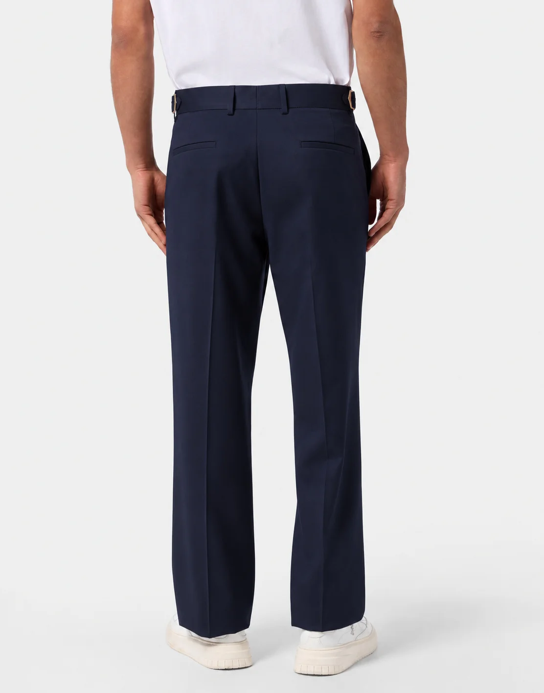 Gabardine Chinos Trousers, цвет: Синий