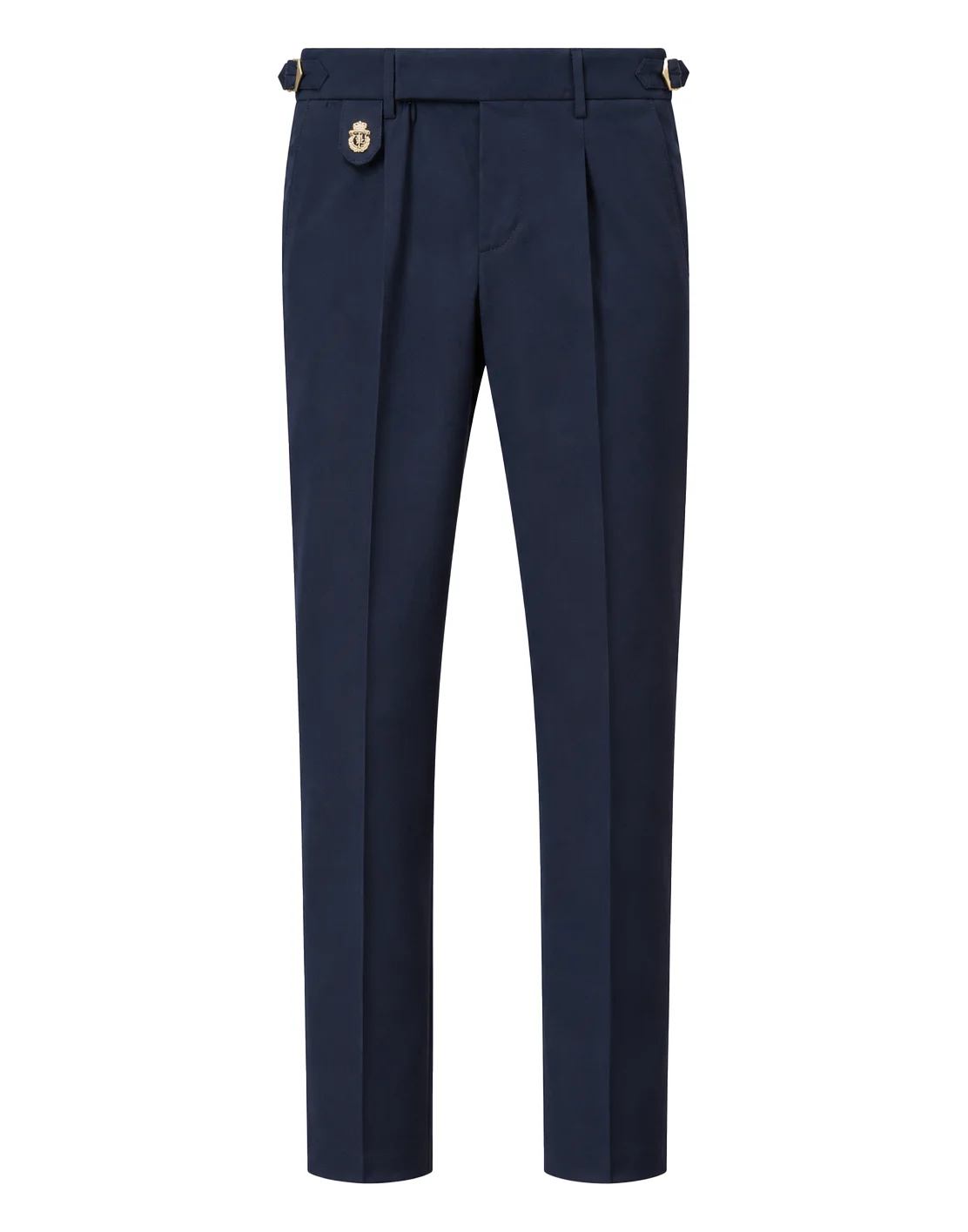 Gabardine Chinos Trousers, цвет: Синий
