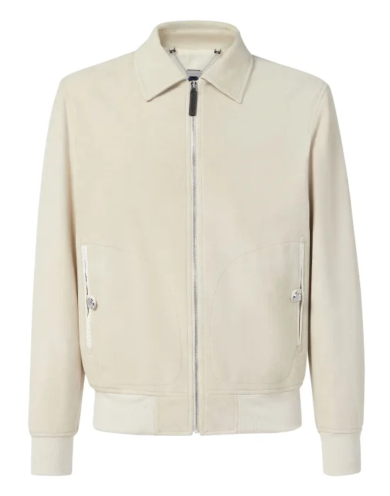 Leather Bomber Double B