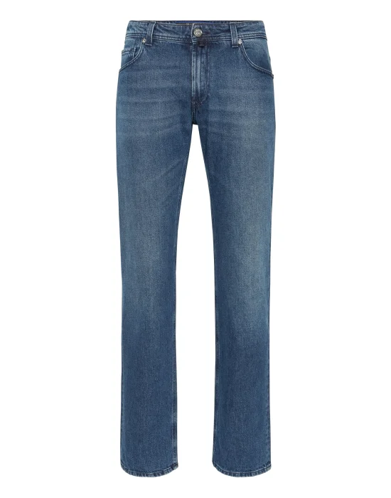 Denim Regular Fit Trousers