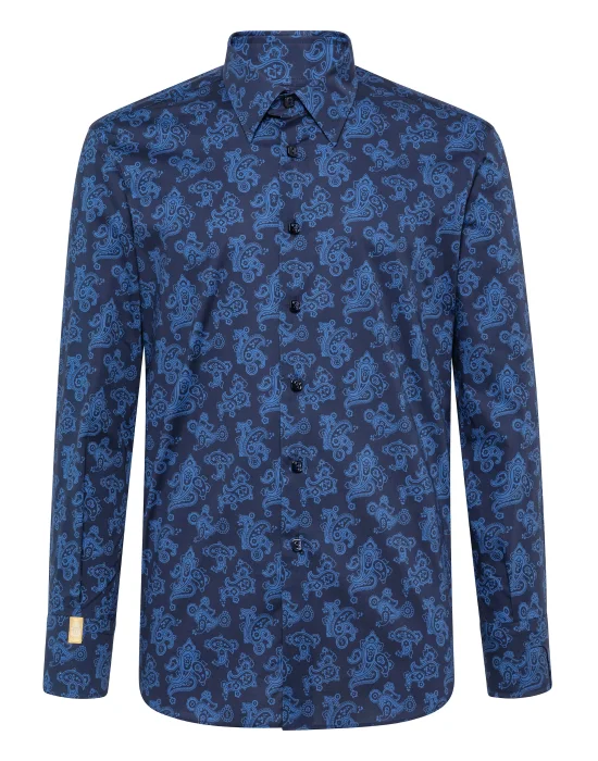 Shirt Gold Cut LS/Milano Paisley