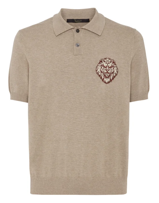 Wool/Cotton Polo SS