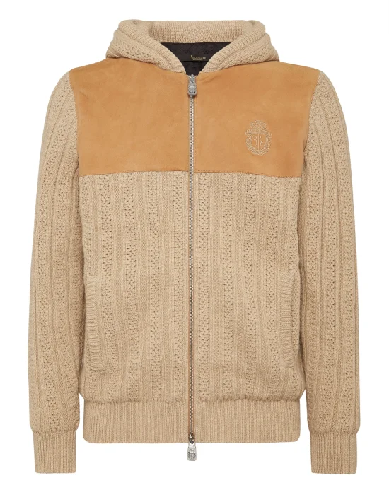 Wool Knit hoodie