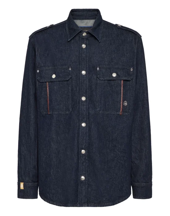 Denim Shirt Python Details