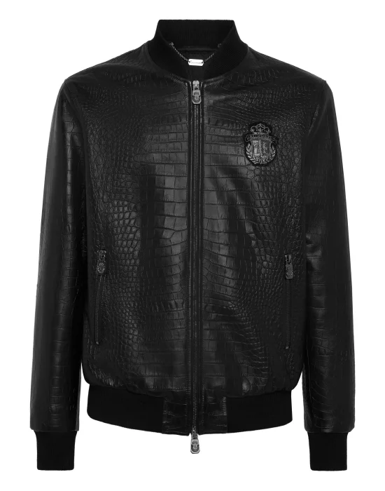 Leather Bomber Cocco