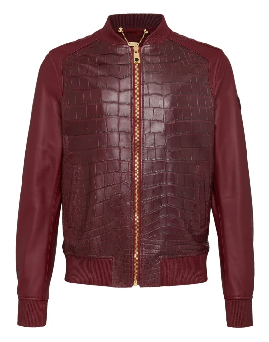 Leather Bomber Statement