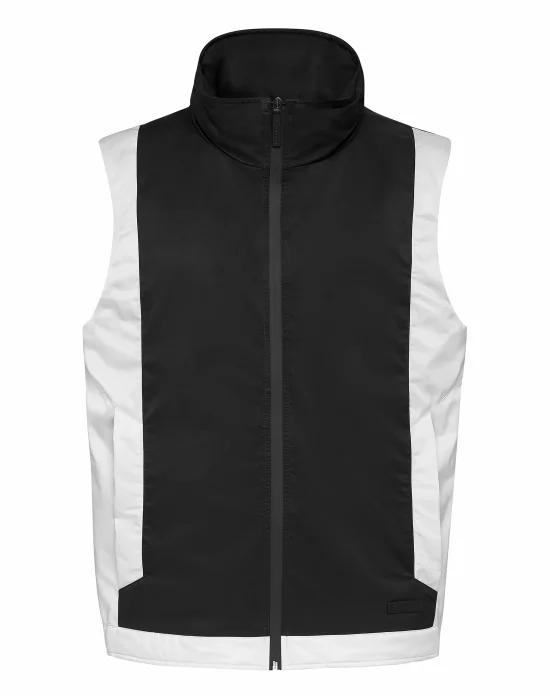 Color Block  Short Vest Istitutional
