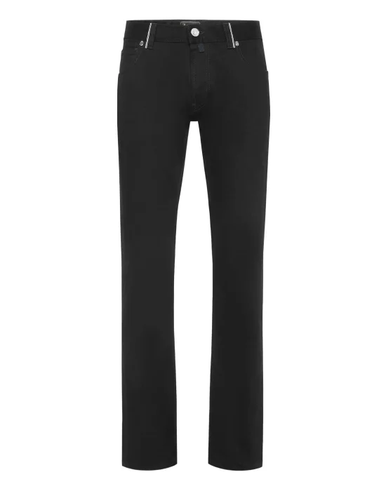 5 Pockets Super Straight Cut Jeans