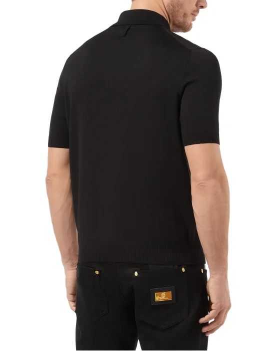 Pullover zip mock Double B