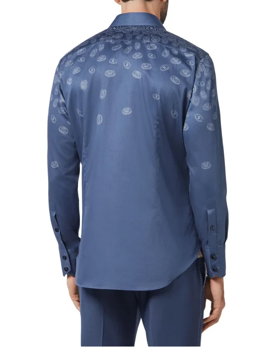 Shirt Silver Cut LS/Milano Gold