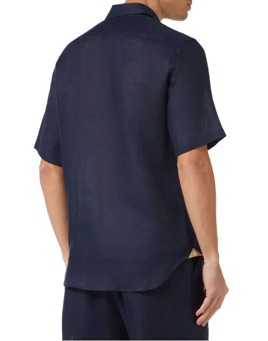 Linen Shirt Silver Cut LS