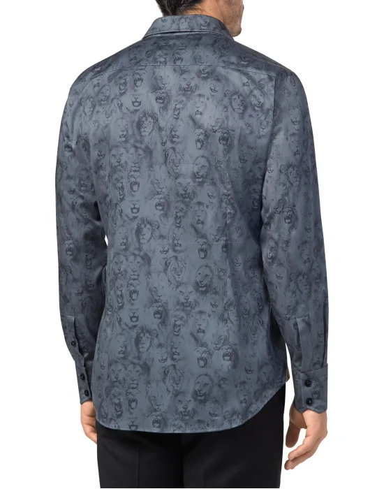 Shirt Gold Cut LS/Flavio Lion