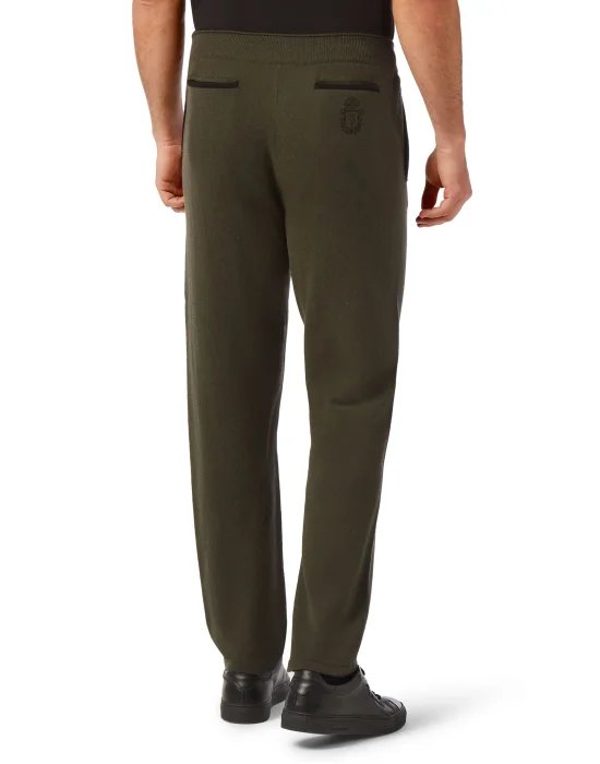 Cashmere Jogging Trousers -T Crest