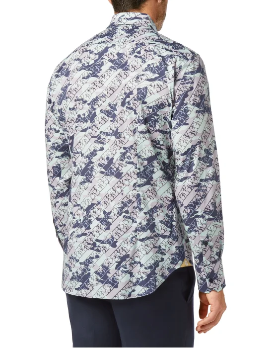 Shirt Gold Cut LS All over BB