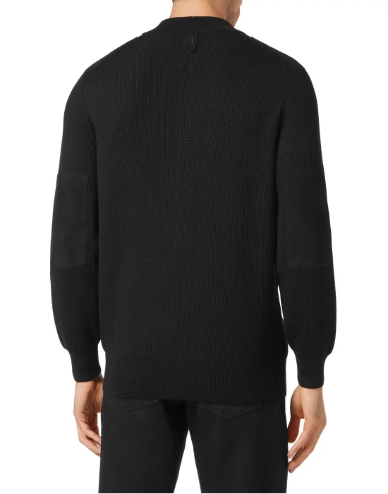 Wool and Buckskin Pullover full zip