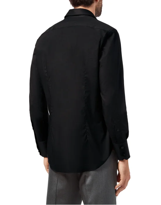 Shirt Silver Cut LS Milano/Watch Crest