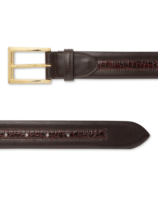 Leather Belt Crocco